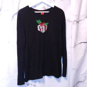 Joy black festive top XL 💗💗💗💗